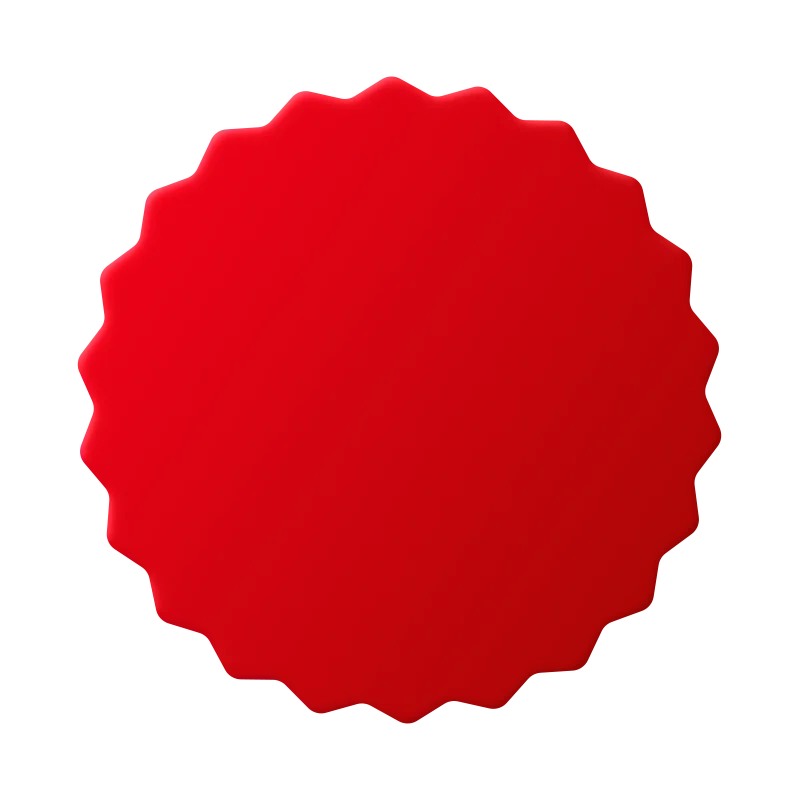 Red Circular Seal