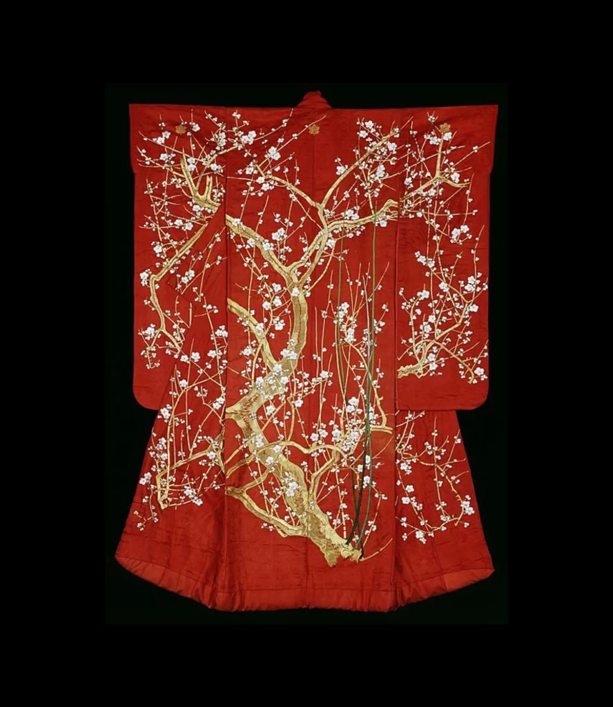Red Floral Kimono