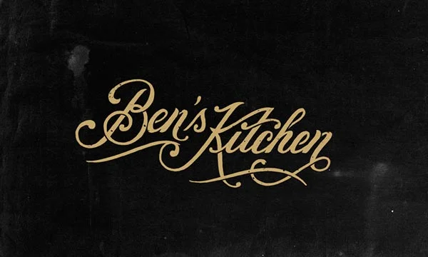 Restaurant Logo Gold Black