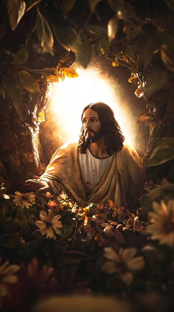 Resurrection Golden Light Flowers Nature