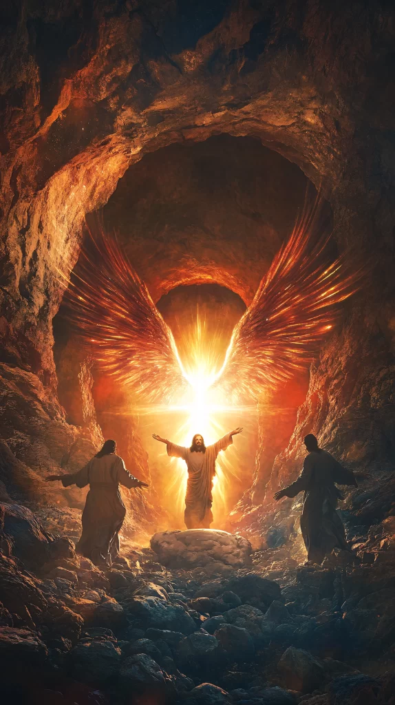 Resurrection Radiant Light Angelic Wings