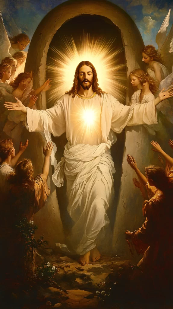 Resurrection Radiant Light Angels White 863