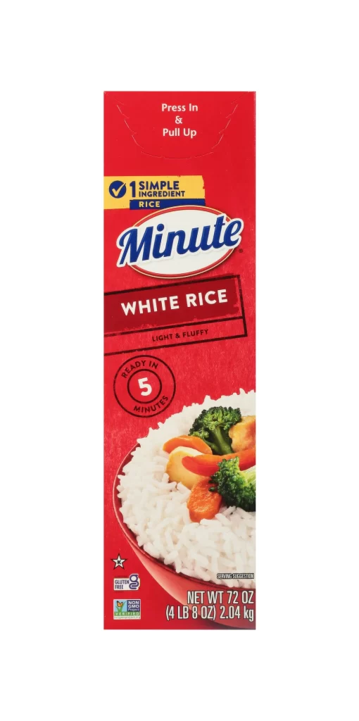 Rice Box Red White