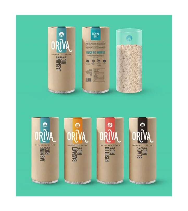 Rice Green Brown Organic Brand Oriva
