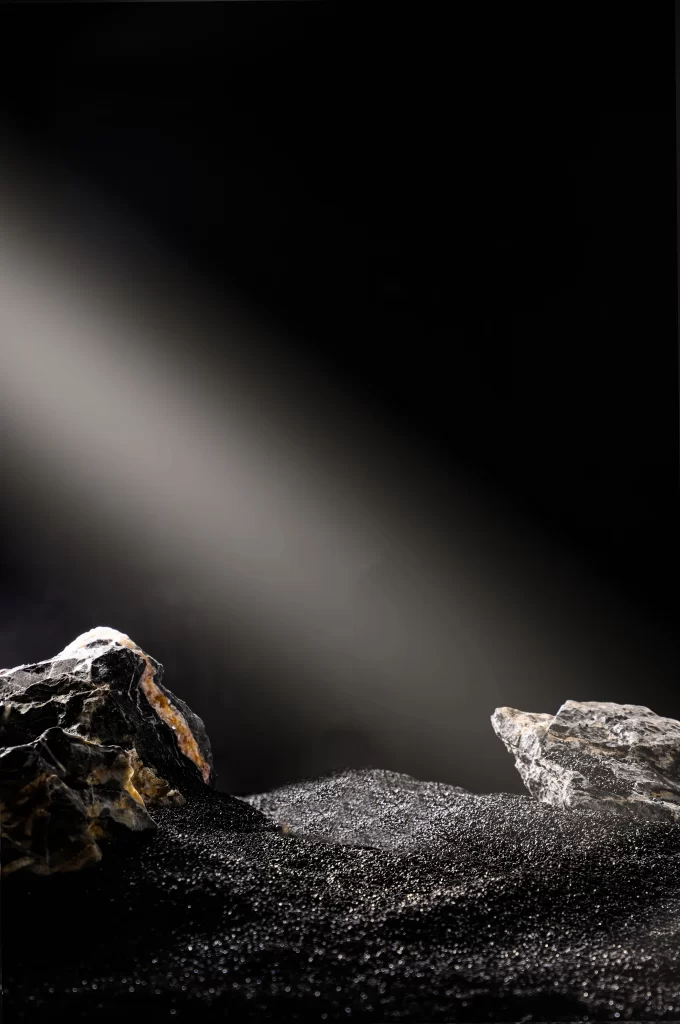 Rocks Black Gray Dark Dramatic
