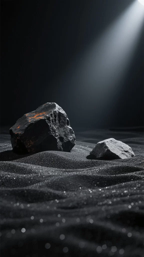 Rocks Dark Light Dramatic