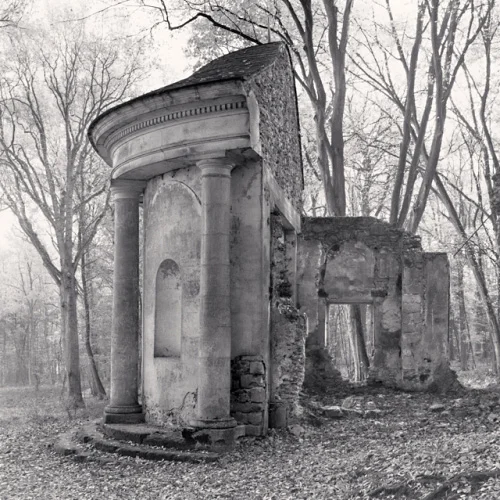 Ruins Textured High Contrast Mysterious Atmospheric Architecture