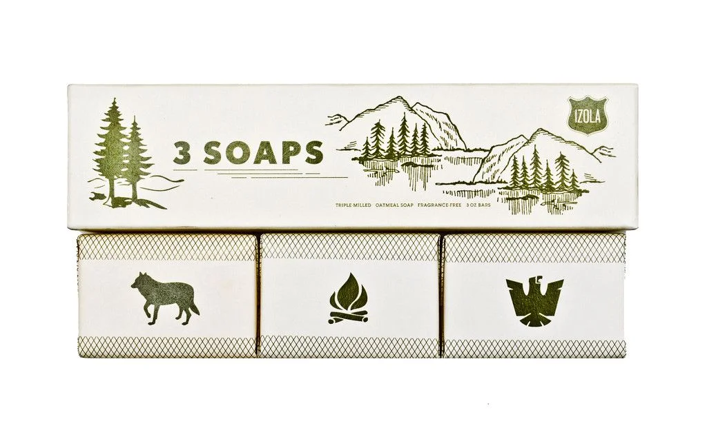 Rustic Soap Box White Nature-Inspired
