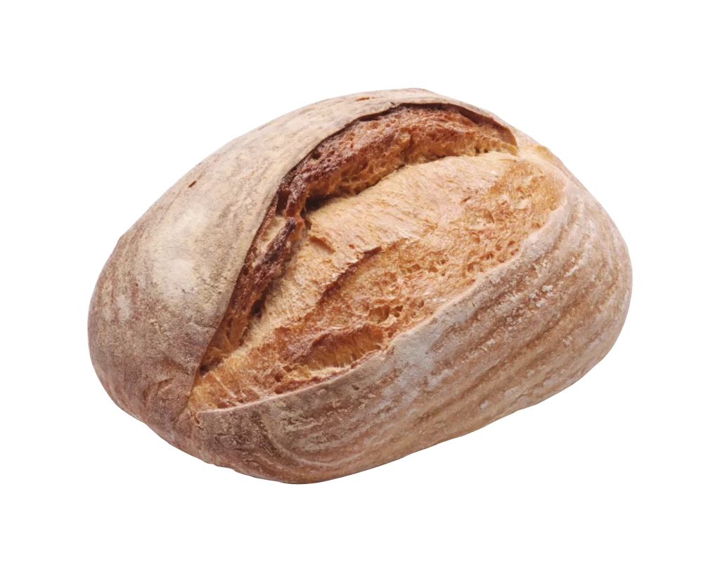 Rustic Sourdough Crusty Artisan Bread Golden Brown Cracked Surface