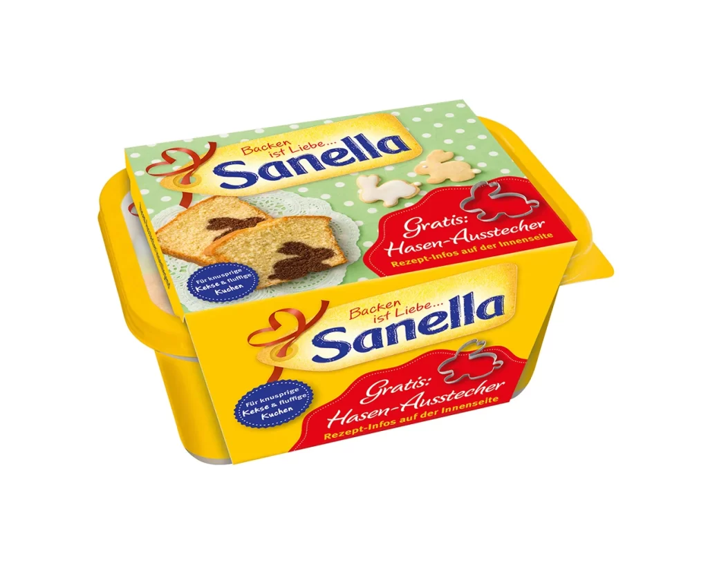 Sanella Baking Product With Carton