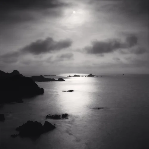Seascape Dramatic High Contrast Moody Atmospheric