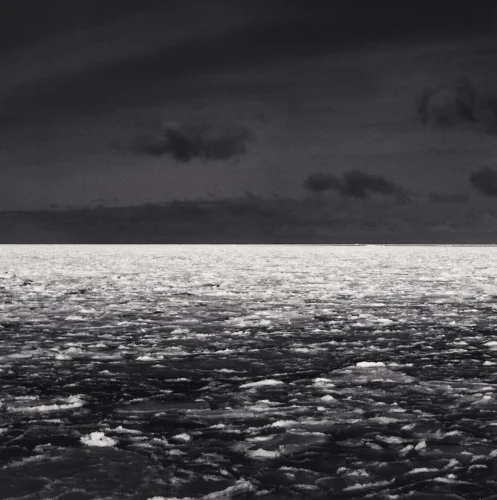 Seascape Dramatic High Contrast Textured Mysterious Atmospheric