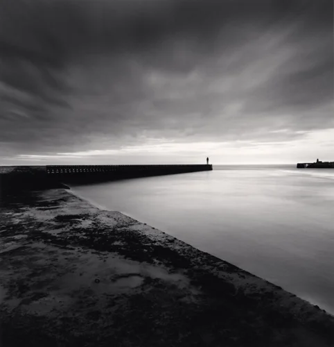 Seascape Dramatic Minimalist High Contrast Mysterious Atmospheric