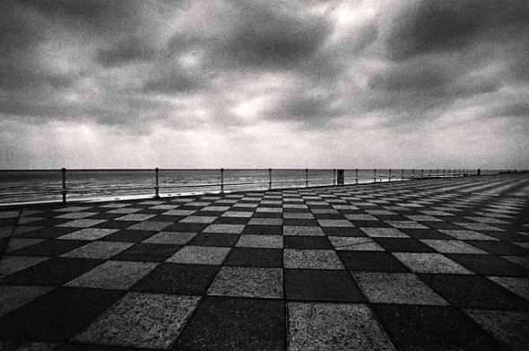 Seascape Dramatic Textured High Contrast Moody