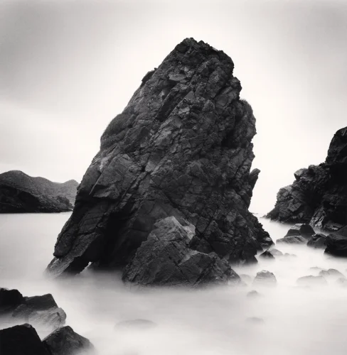 Seascape Foggy Dramatic Textured High Contrast Mysterious