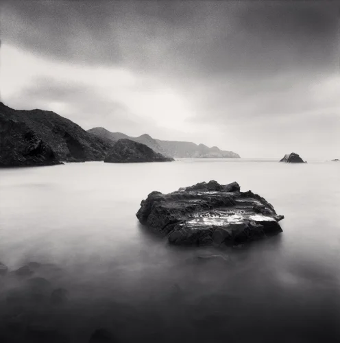 Seascape Foggy Dramatic Textured High Contrast Mysterious