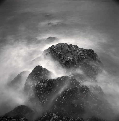 Seascape Foggy Dramatic Textured High Contrast Mysterious