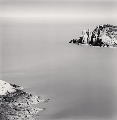 Seascape Foggy Minimalist Textured High Contrast Mysterious