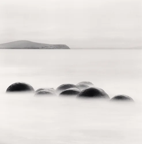Seascape Foggy Minimalist Mysterious Timeless