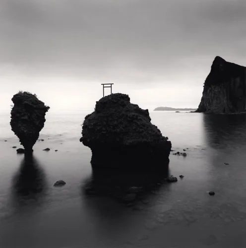 Seascape Minimalist High Contrast Mysterious Timeless
