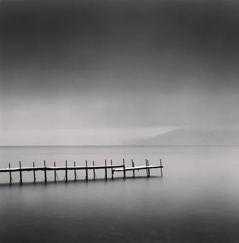 Seascape Minimalist Serene Foggy Dramatic Mysterious