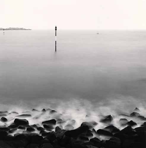 Seascape Minimalist Textured High Contrast Mysterious Atmospheric