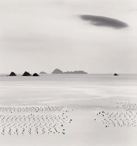 Seascape Minimalist Textured High Contrast Mysterious Atmospheric