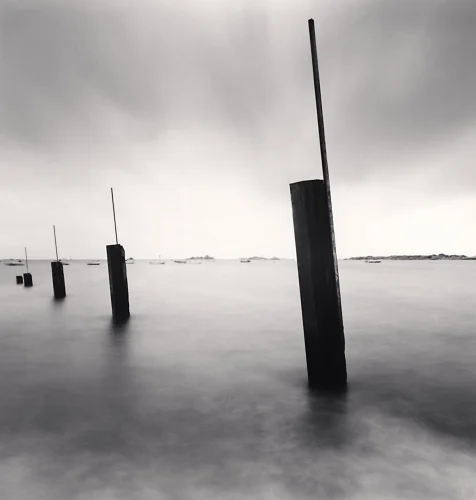 Seascape Minimalist Textured High Contrast Mysterious Atmospheric