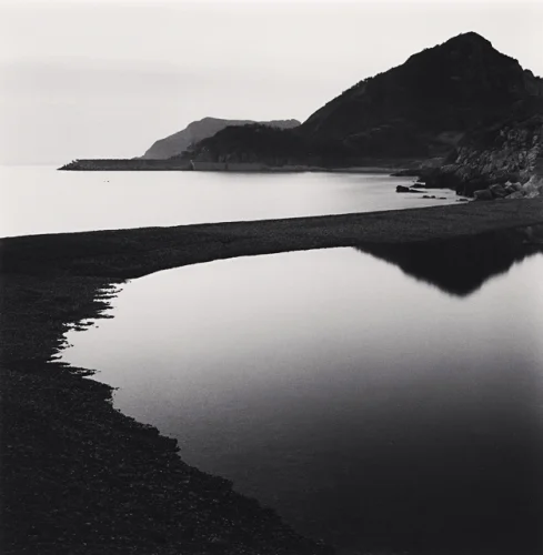 Seascape Reflective Minimalist Dramatic Moody