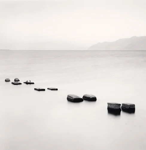 Seascape Stepping Stones Minimalist Serene Timeless