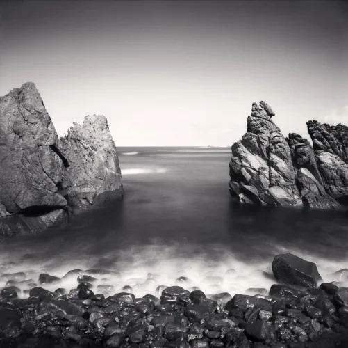 Seascape Textured High Contrast Dramatic Mysterious