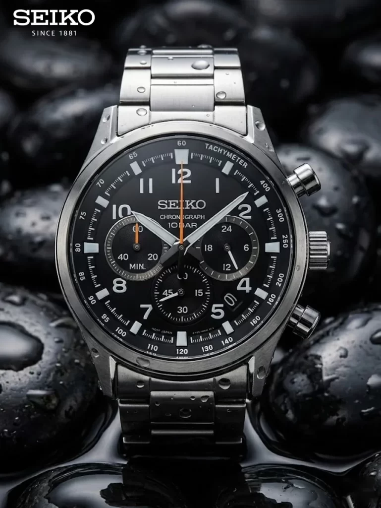 Seiko Chronograph 10BAR Watch