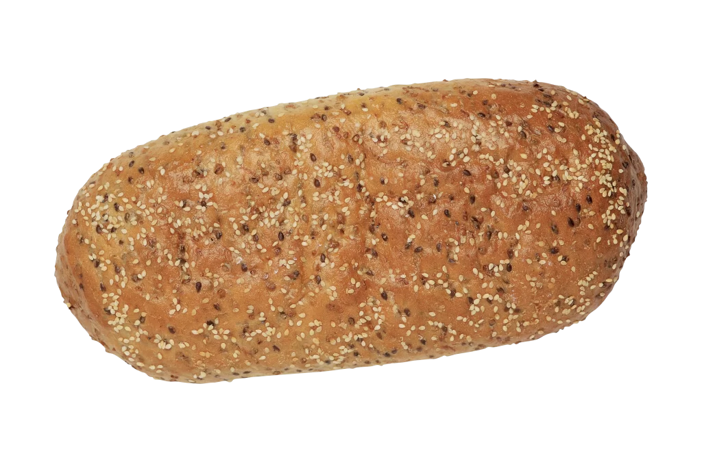 Sesame Seed Roll Crunchy Brown Crusty Freshly Baked