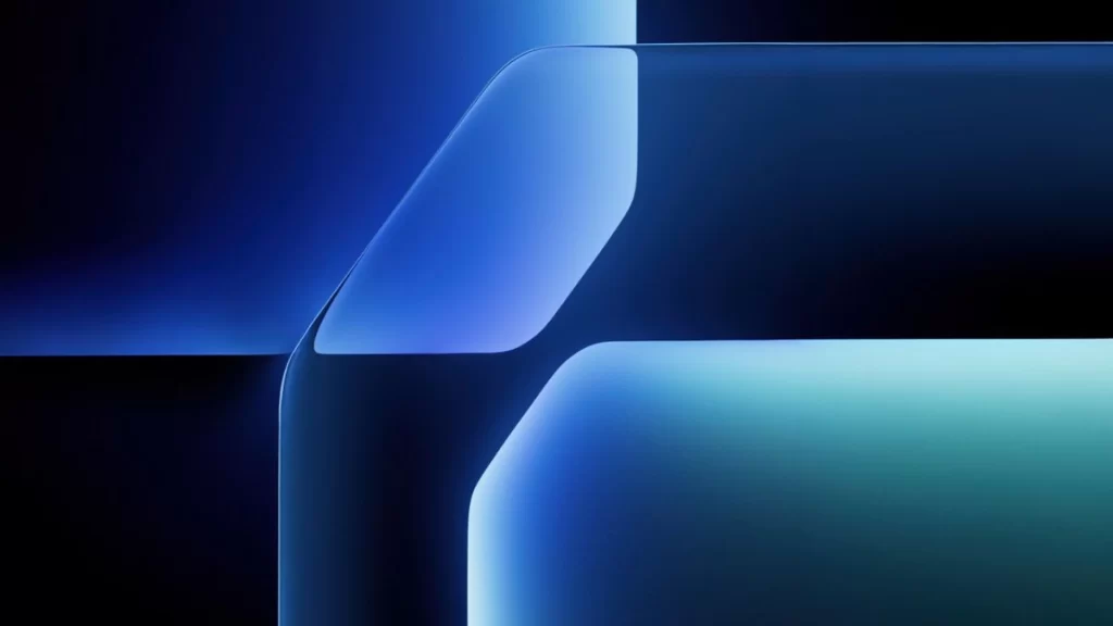 Shapes Blue Tones Gradient Smooth Modern