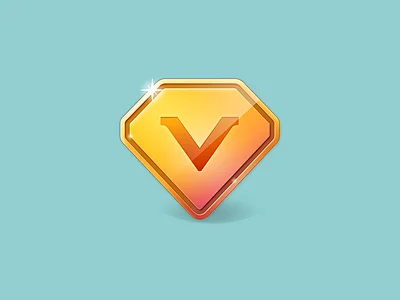 Shield Icon Orange Yellow Checkmark