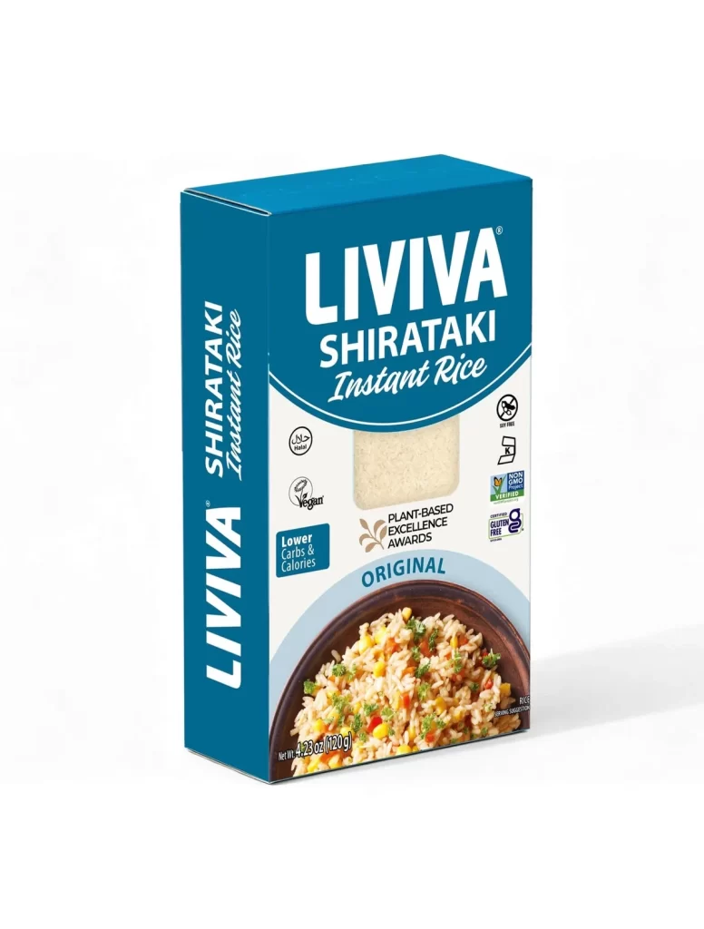 Shirataki Rice Blue White