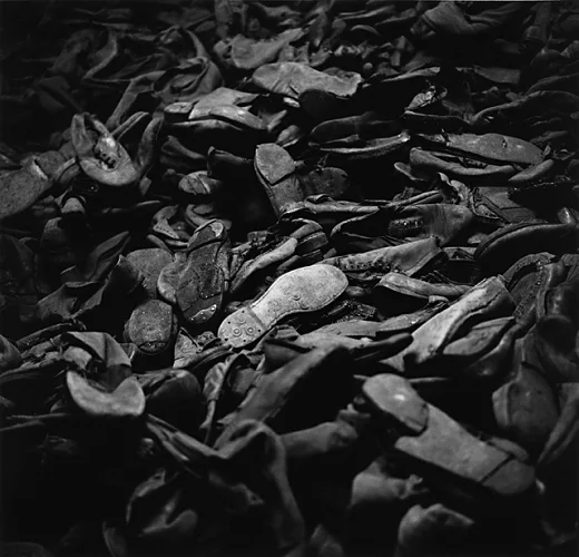 Shoes Pile Textured High Contrast Mysterious Monument