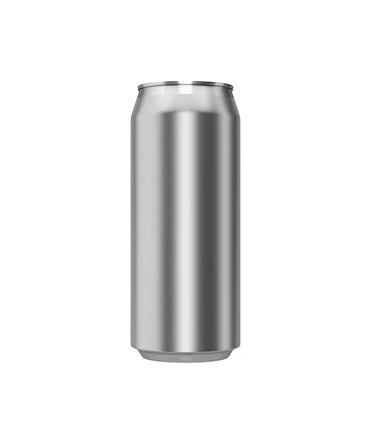 Silver Aluminum Can