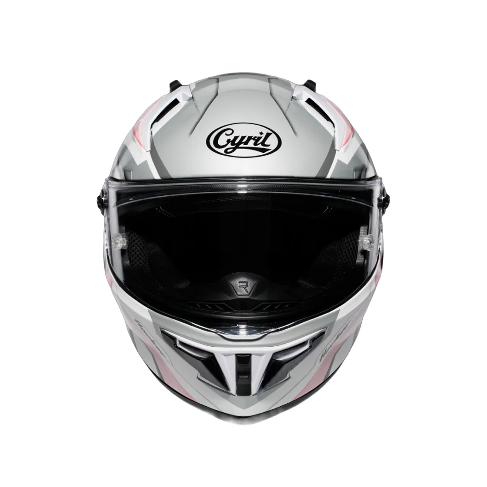 Silver Cyril Helmet Side Motorcycle