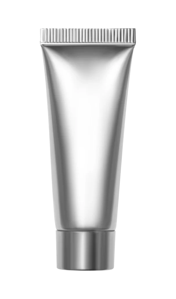 Silver Tube Cream Cosmetic