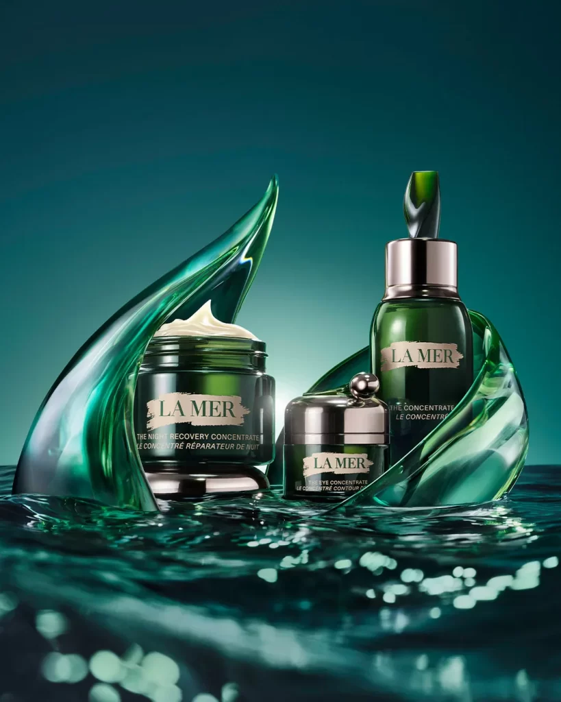 Skincare Green Bottles La Mer Oceanic
