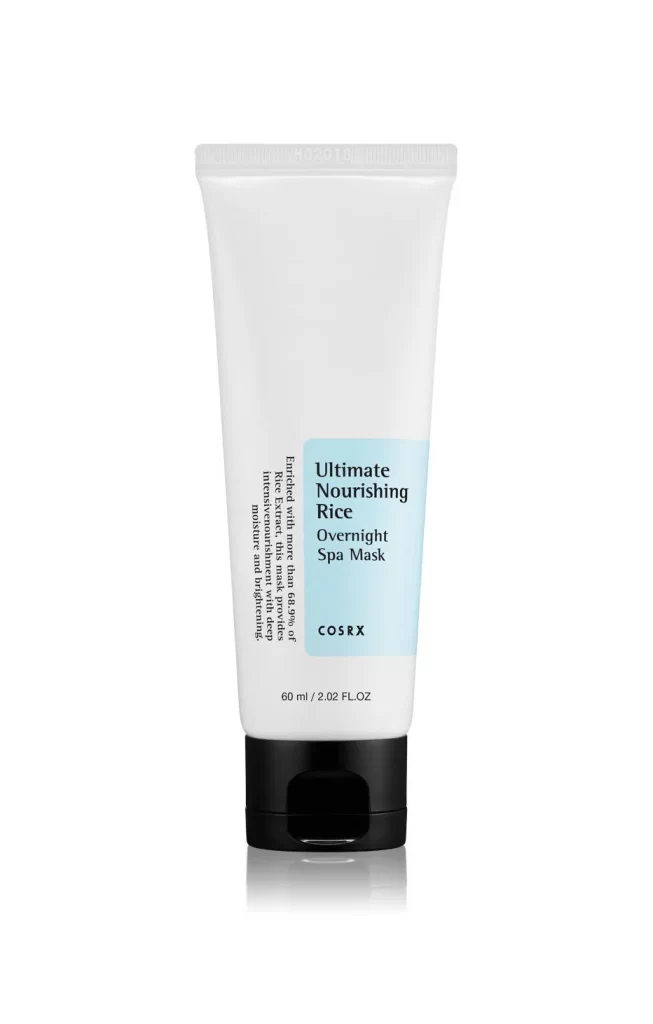 Skincare Tube White Overnight Mask