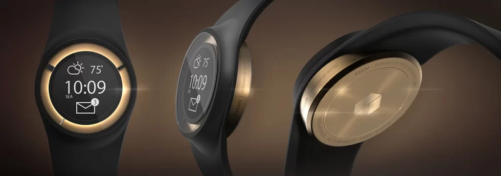 Smartwatch Black Gold Sleek