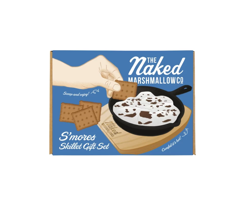 S’mores Skillet Gift Set Blue Packaging