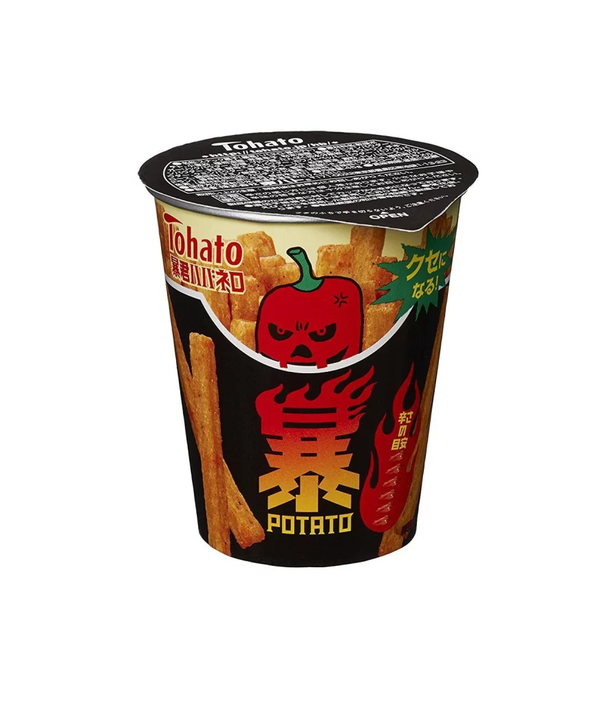 Snack Black Red Tohato Spicy