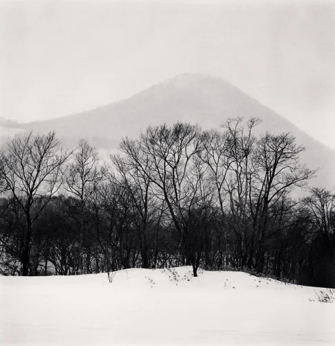 Snowy Mountain Landscape Foggy Dramatic Nature