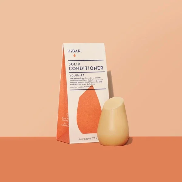 Solid Conditioner Bar Creamy Orange Eco-friendly Packaging