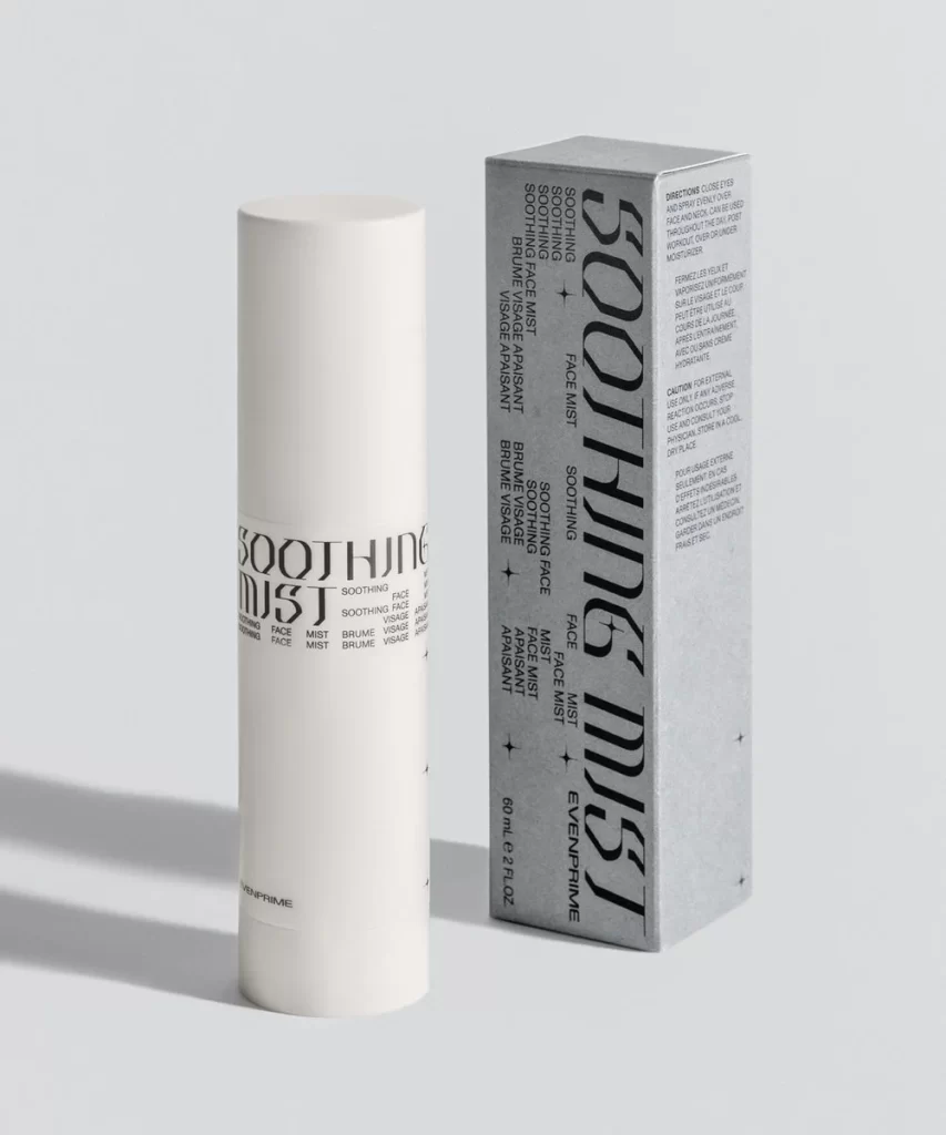 Soothing Mist Box White Minimalist Skincare