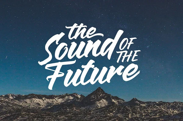 Sound Future Blue White Mountains Night