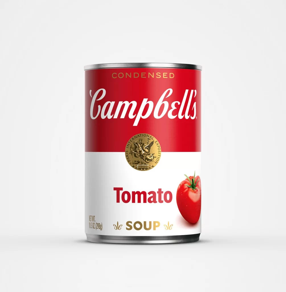 Soup Can Red White Iconic
